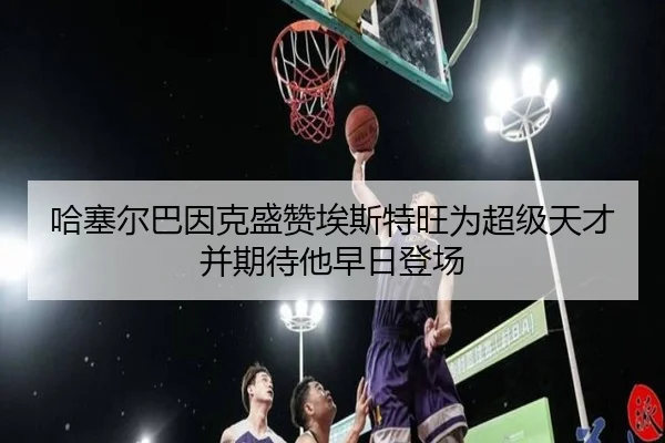 哈塞尔巴因克盛赞埃斯特旺为超级天才并期待他早日登场